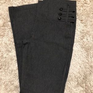 Women's Dark Heather Grey Dress Pants